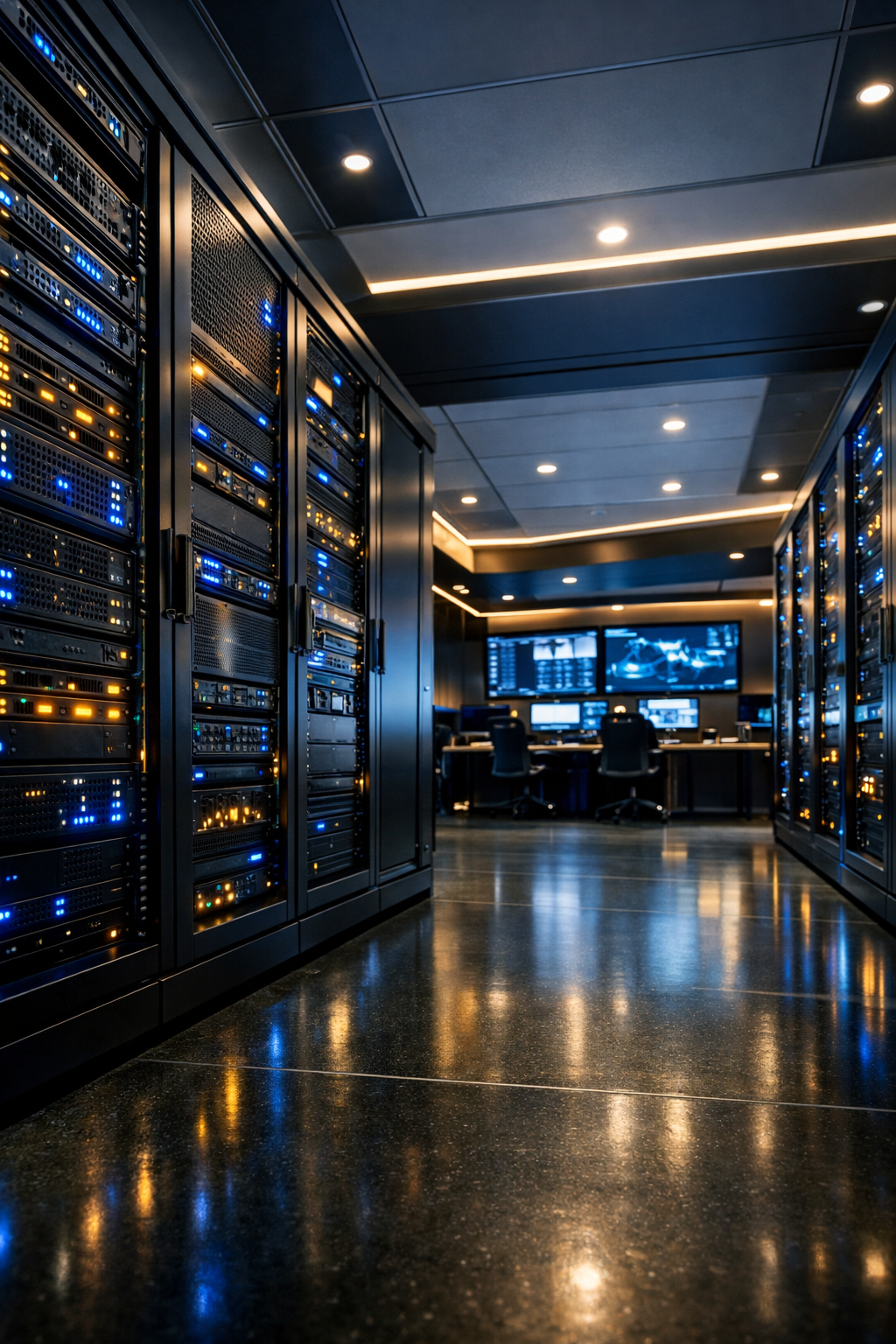 Secure operations center with server infrastructure